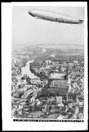 LZ 127 Graf Zeppelin über Görlitz