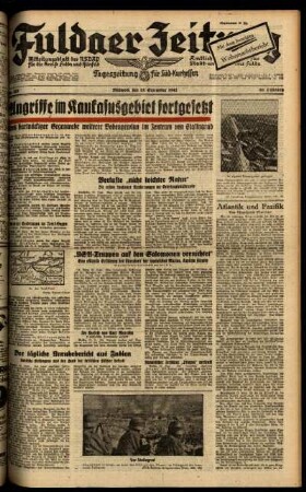 Ausgabe vom Mittwoch, den 23. September 1942.
