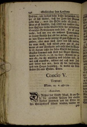 Concio V. Textus: Marc 14. v. 48 - 54.