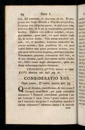 24-34, Consideratio XIII - XVII