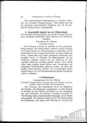 9. Paläobotanik