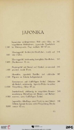 Japonika (Nr. 343-423)