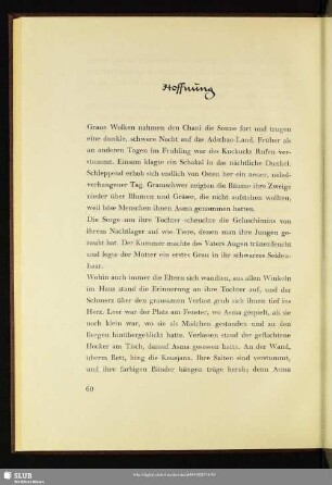 Hoffnung