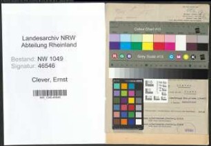 Entnazifizierung Ernst Clever , geb. 01.02.1900 (Kaufmann)