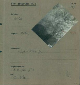 Foto des Bahnhofes in Saint-Dié-des-Vosges (Luftbild)