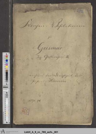 Geismar: Visitationsakten