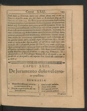 Caput XXIII. De Iuramento dolo vel errore praestito.