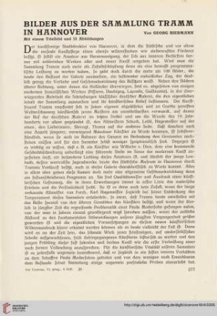 6: Bilder aus der Sammlung Tramm in Hannover