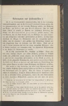 Reformation und Heidenmission