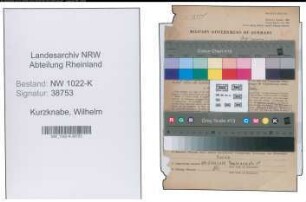 Entnazifizierung Wilhelm Kurzknabe , geb. 30.03.1911 (Polizist)