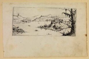 Seelandschaft mit einem Kloster
