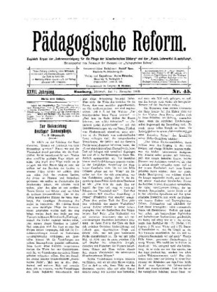 Zur Beleuchtung der heutigen Sinnespflege : (Schluß)