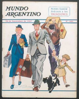 [La familia se va de vacaciones] [Dibujo]