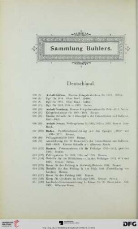 Sammlung Buhlers (Nr. 599 (5)-948)
