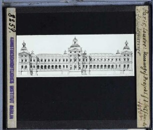 Paris, Palais du Louvre : Ostfassade, Entwurf