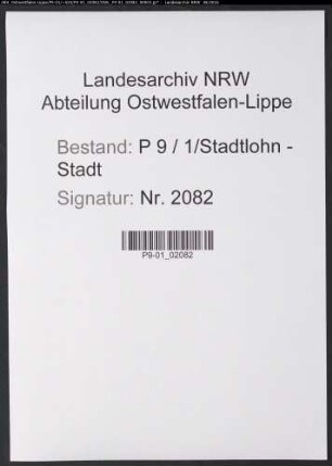 Sterberegister Standesamt Stadtlohn