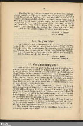14b. Bergschädenklagsachen