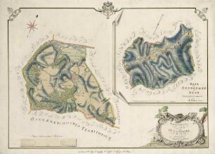 Topographischer Plan vom Huesinger Bann