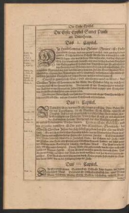 Die Erste Epistel Sanct Pauli an Timotheum.