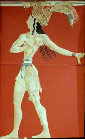 Sogenannter Prinz mit der Federkrone (Fragment)