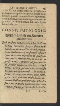 Constitutio XXIX.
