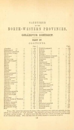 Gazetteer of the North-Western provinces. Gházipur District