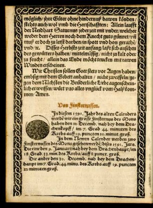 Von Finsternussen.