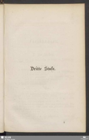 Dritte Stufe