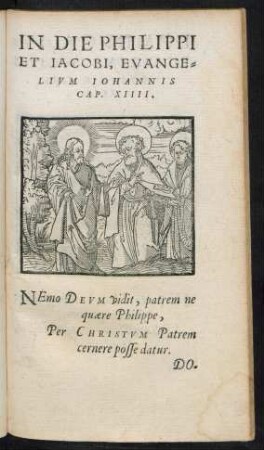 In Die Philippi Et Iacobi ...