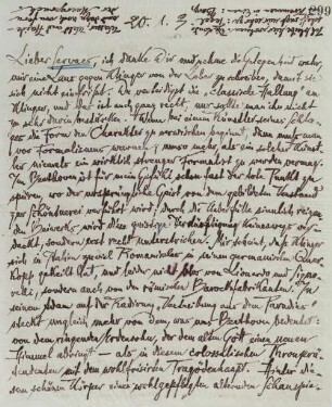 Brief an Franz Servaes