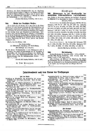 Berichtigung : [Sonstiges] ; [Amtliche Erlasse] ; [Amtlicher Teil]