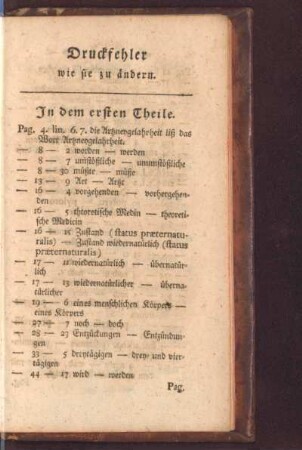 Druckfehler wie sie zu ändern