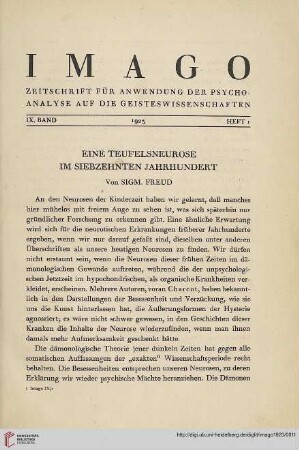 9: Eine Teufelsneurose im siebzehnten Jahrhundert