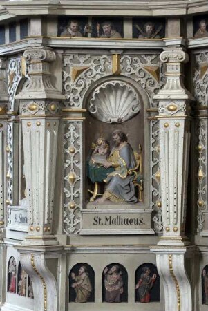 Evangelisten, Apostel und Trinität — Evangelist Matthäus