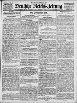 Deutsche Reichs-Zeitung. 1871-1934