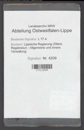 Spezialteilung der Haustenbecker Senne, Bd. 2