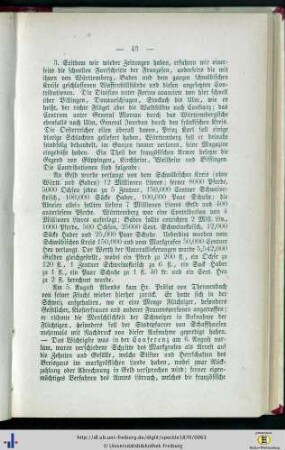 IV. Federzeichnungen breisgauischer Zustände während der französischen Occupation.