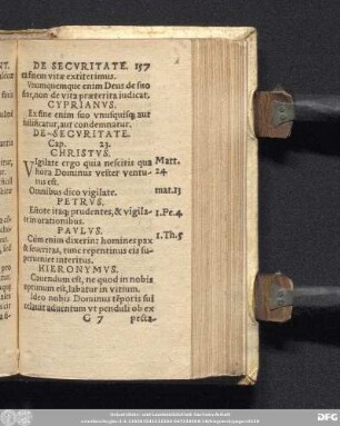 De Securitate. Cap. 23.