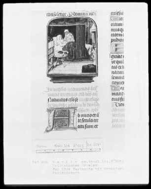 Brevier aus Namur — Geburt Mariens, Folio 524verso