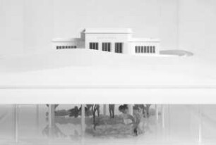 Deutscher Pavillon, Venedig Umgestaltung: Ansicht des Ausstellungsmodells 1:100 (Modellfoto) (Beitrag zur Deutschen Werkbund Ausstellung »this is modern« Venedig 2014)