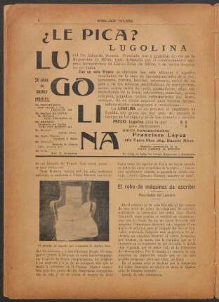 El robo de máquinas de escribir - Resultados del sumario