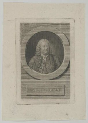 Bildnis des Albrecht v. Haller