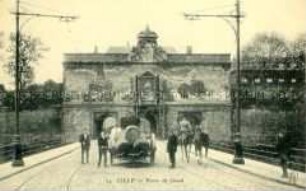 Ansicht der "Porte de Gand" in Lille