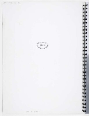 Einbandinnenseite Künstlerbuch