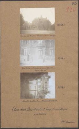 Gen. d. Inf. v. Xylander vor seinem Quartier in Douai