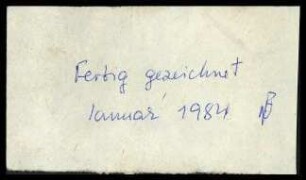Fundzettel "gezeichnet"