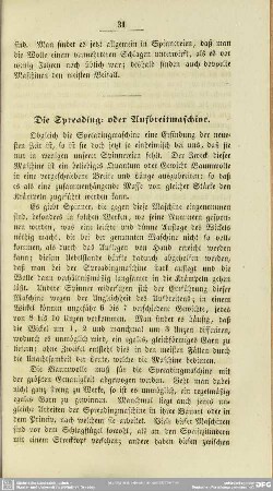 Die Spreading- oder Aufbreitmaschine
