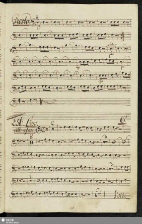 256. Coro Quartetto: Benvenuto il marchesino / Sarti, G.