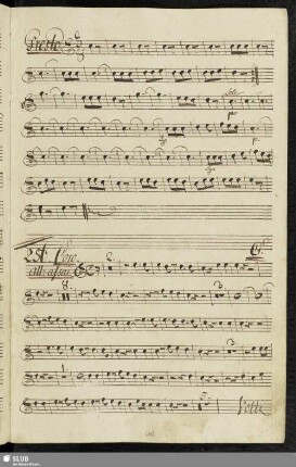 256. Coro Quartetto: Benvenuto il marchesino / Sarti, G.