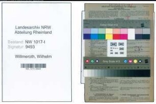 Entnazifizierung Wilhelm Willmeroth , geb. 09.01.1893 (Werkmeister)